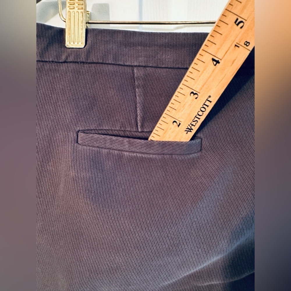 LORO PIANA 46 Made Italy Old Money Luxury Gray Riding Pant Ankle Zips French Fly - Picture 14 of 16